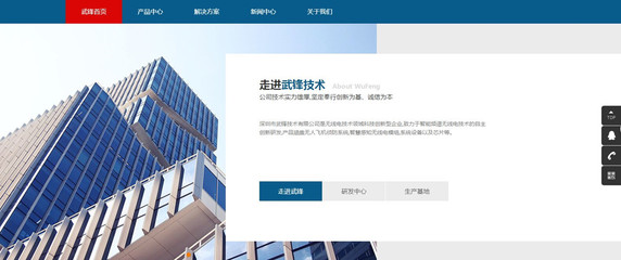 成功與深圳市武鋒技術達成網站建設項目